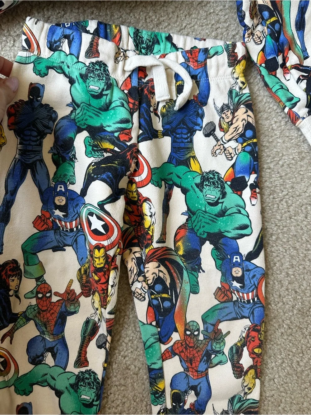 Marvel Avengers Toddler Hoodie Jogger Set 3T Superhero Sweatshirt Outfit
